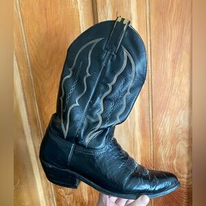 SOLD Abilene Black Cowboy Boots